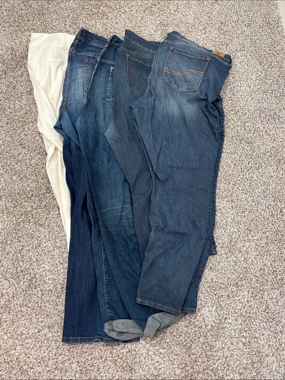5 pairs jeans size 24